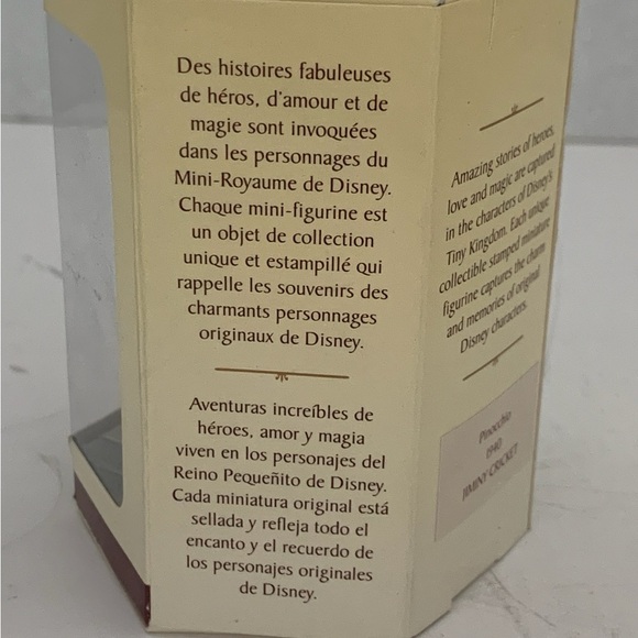 NIB Disney Tiny Kingdom Jiminy Cricket Figurine in Box Vintage Holiday Gift Idea - Picture 13 of 14